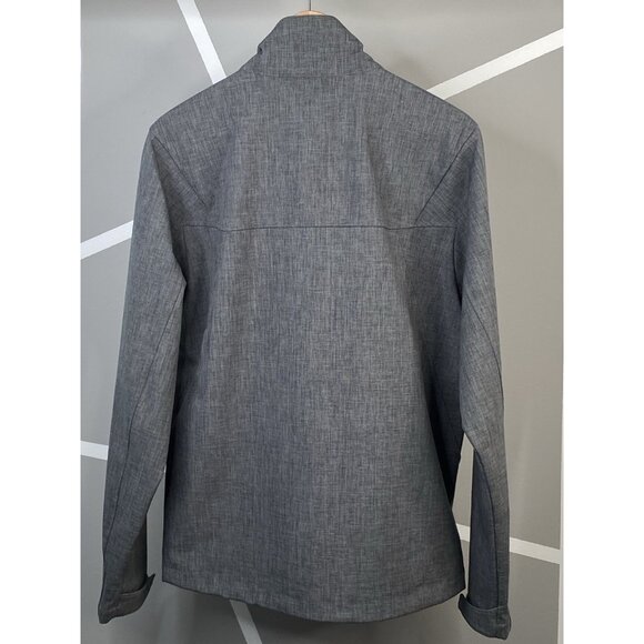 Helly Hansen Jacket Mens M Heather Gray Paramount Series Softshell Full Zip - Picture 2 of 16